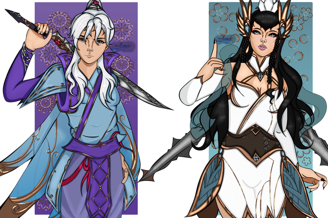 Commission work - Talon and Irelia