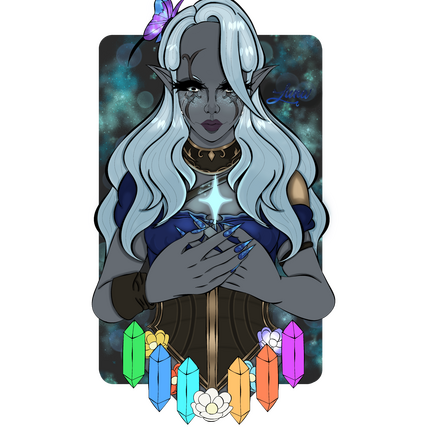 Personal work - Lunelle Lavigne, the Warrior of Light